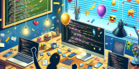 Just finished a project! Time to celebrate with… more coding! 🎉🥳
