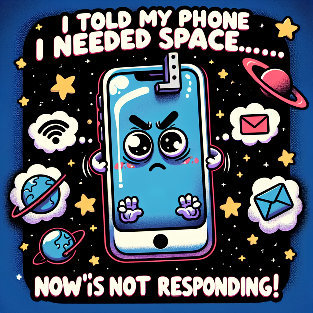 I Told My Phone I Needed Space... Now It’s Not Responding! 🚀😆