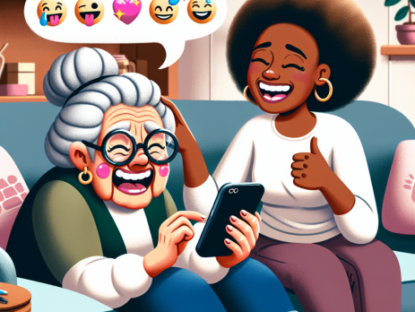 When You Finally Teach Your Grandma to Text, But She Still Uses Emojis Wrong! 😂👵📲