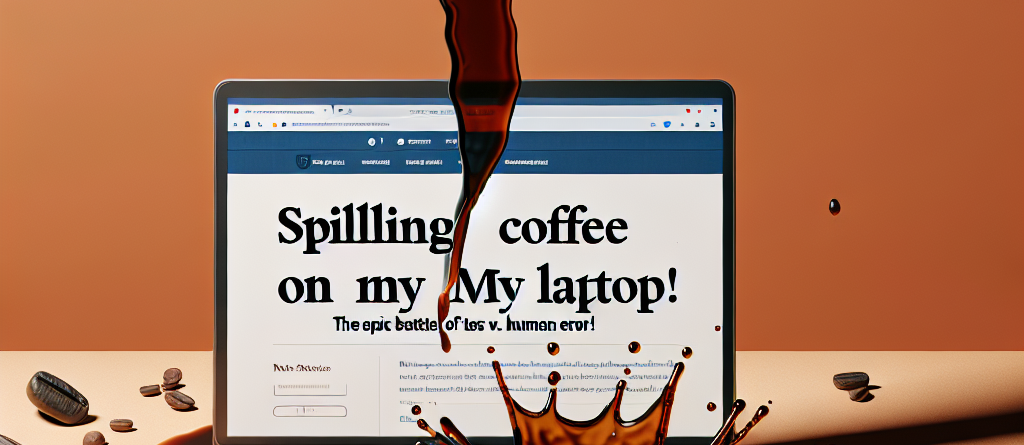 Spilling Coffee on My Laptop: The Epic Battle of Tech vs. Human Error! ☕💔